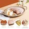 Glitzhome® Gold Oval Metal Mirrored Decorative Trays Set